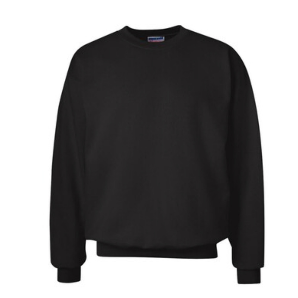 Alternative apparel black crewneck fleece sweater sweatshirt unisex size XL NEW